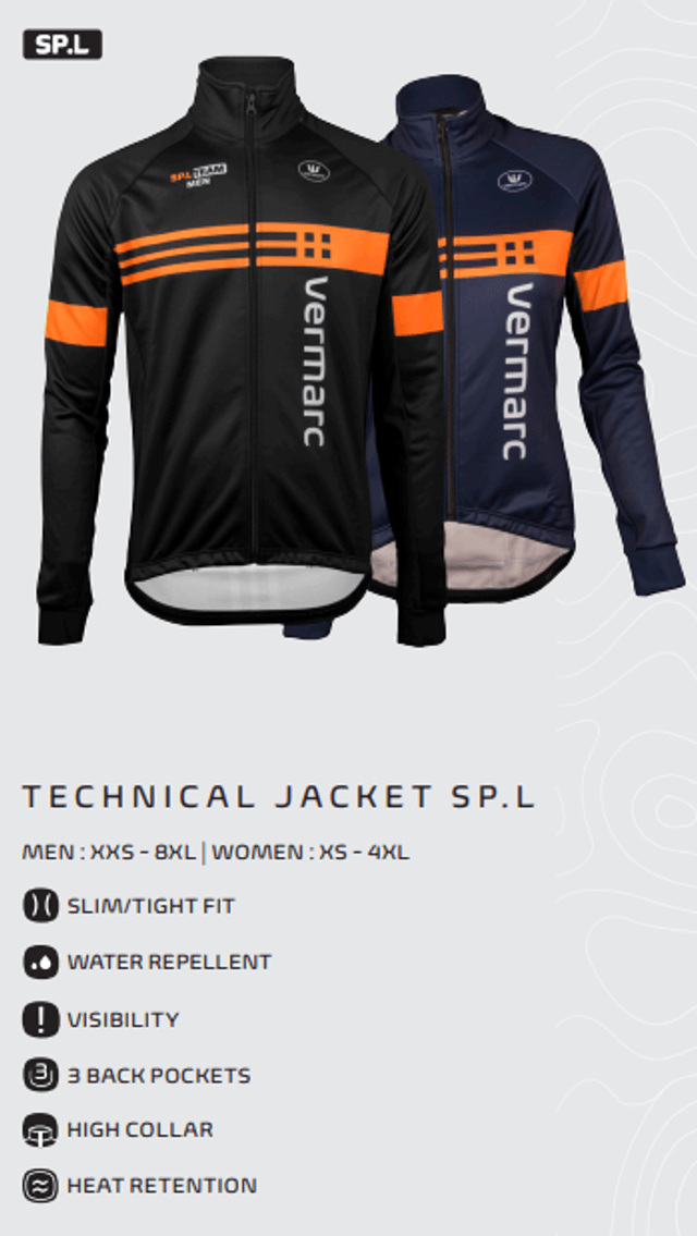 Fietskledij - Vest technical / Windbreker warm
