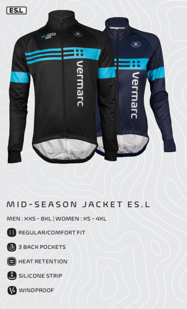 Fietskledij - Voorjaarsvest / Windbreker